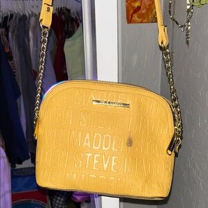 Steve Madden Mustard Yellow Bmarilyn Crossbody Bag